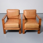 Pair of Rene Gabriel Lounge Chairs